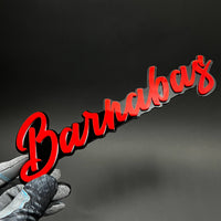 1PC Barnabas 3D Acrylic Badge - Car Truck Emblem Fender Tailgate Trunk Sticker