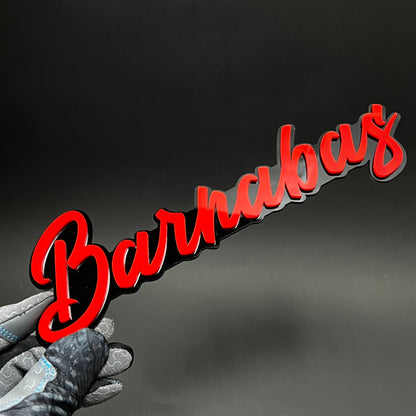 1PC Barnabas 3D Acrylic Badge - Car Truck Emblem Fender Tailgate Trunk Sticker