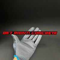 1PC GET RIGHT! CONCRETE 3D Acrylic Badge - Car Truck Emblem Fender Sticker