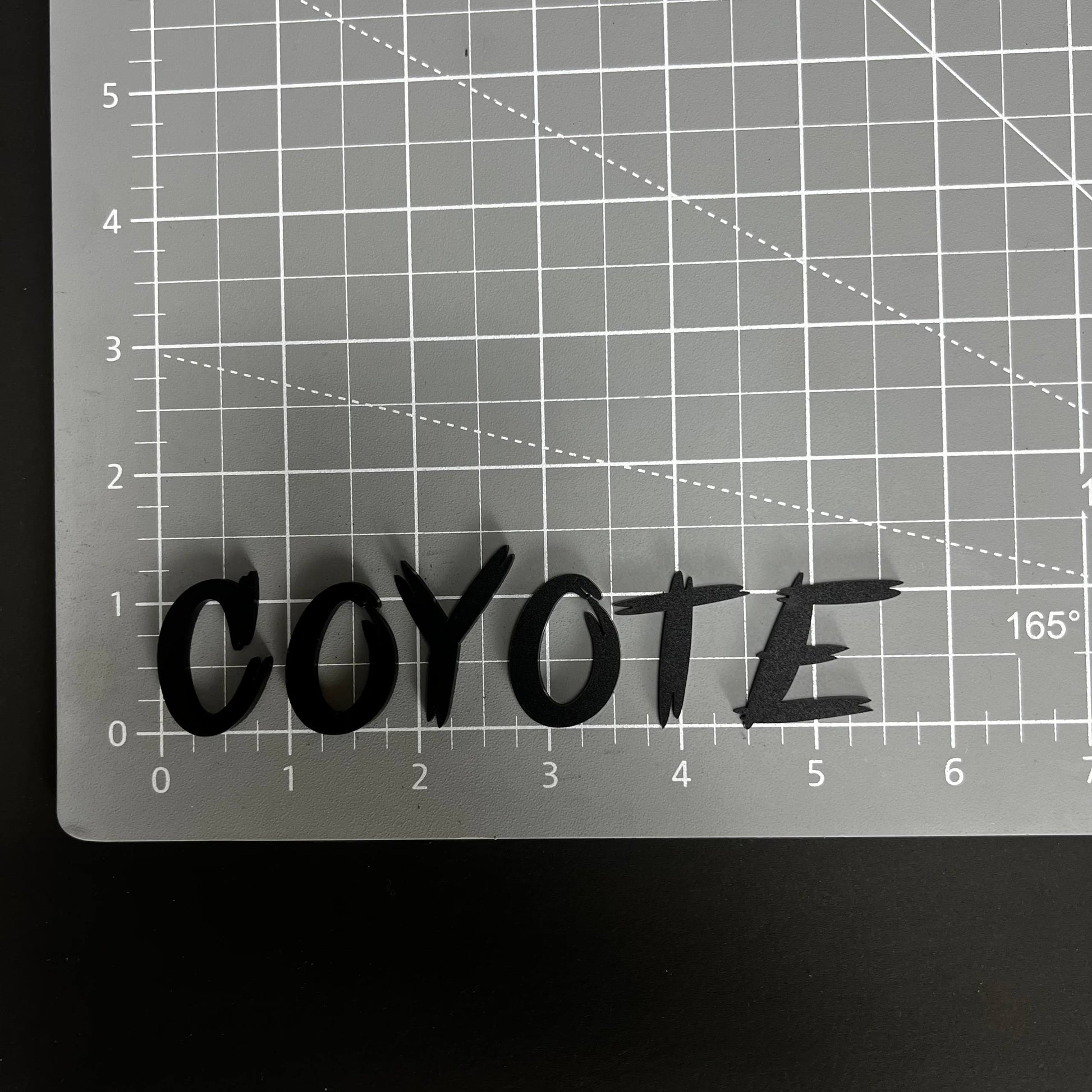 1PC COYOTE 3D Acrylic Badge - Car Truck Emblem Fender Tailgate Trunk Sticker