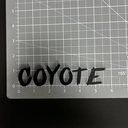 1PC COYOTE 3D Acrylic Badge - Car Truck Emblem Fender Tailgate Trunk Sticker