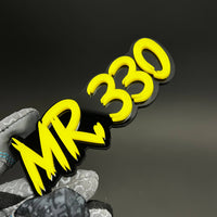 1PC MR. 330 3D Acrylic Badge - Car Truck Emblem Fender Tailgate Trunk Sticker