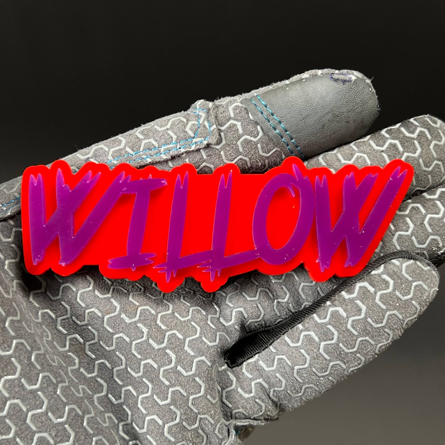 1PC WILLOW 3D Acrylic Badge - Car Truck Emblem Fender Tailgate Trunk Sticker