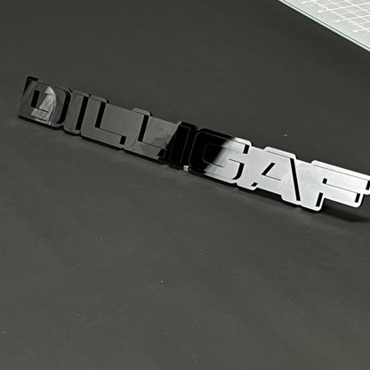 1PC DILLIGAF 3D Acrylic Badge - Car Truck Emblem Fender Tailgate Trunk Sticker