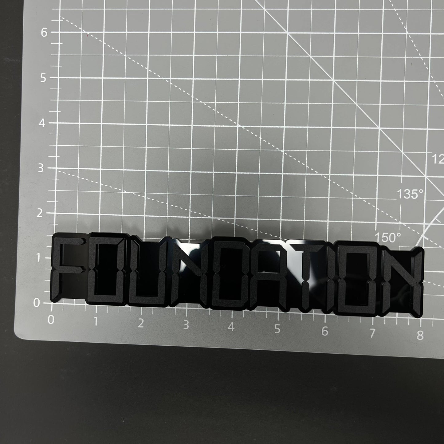 1PC FOUNDATION 3D Acrylic Badge - Car Truck Emblem Fender Tailgate Trunk Sticker