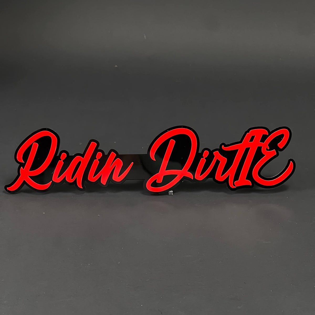 1PC Ridin DirtIE 3D Acrylic Badge - Car Truck Emblem Fender Sticker