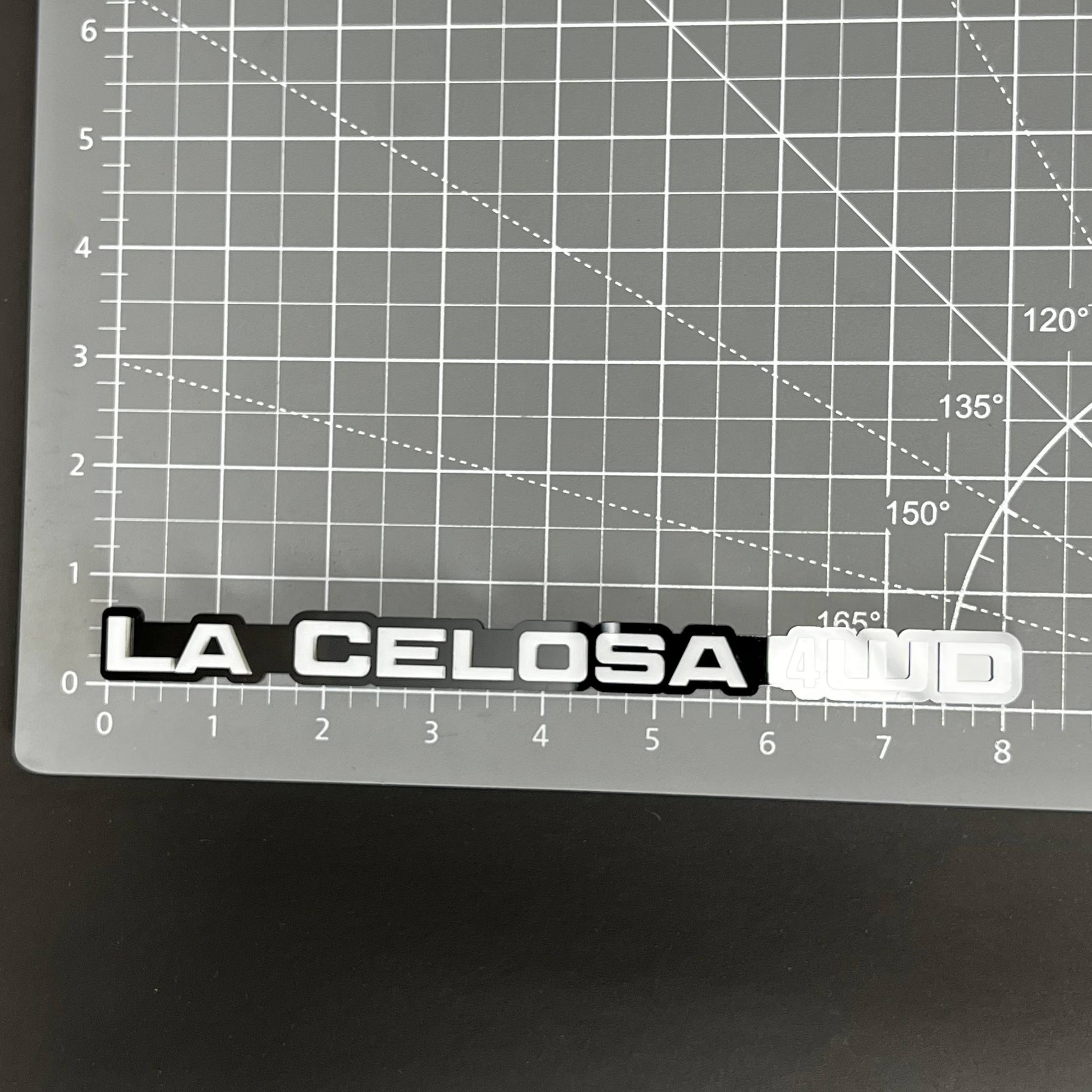 1PC LA CELOSA 4WD 3D Acrylic Badge - Car Truck Emblem Fender Sticker