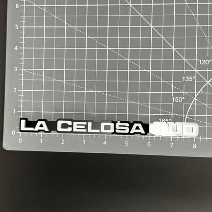 1PC LA CELOSA 4WD 3D Acrylic Badge - Car Truck Emblem Fender Sticker