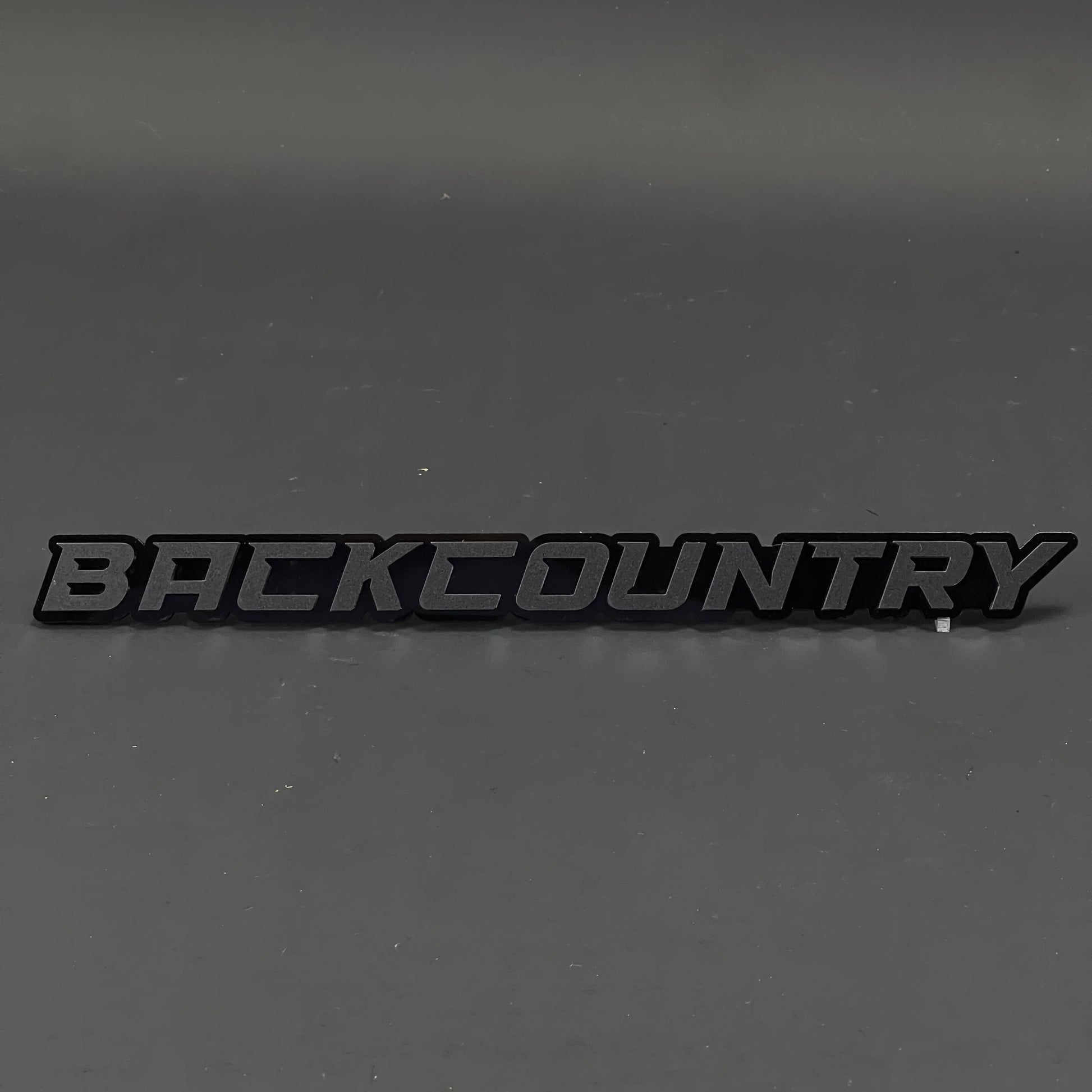 1PC BACKCOUNTRY 3D Acrylic Badge - Car Truck Emblem Fender Sticker