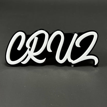 1PC CRUZ 3D Acrylic Badge - Car Truck Emblem Fender Tailgate Trunk Sticker
