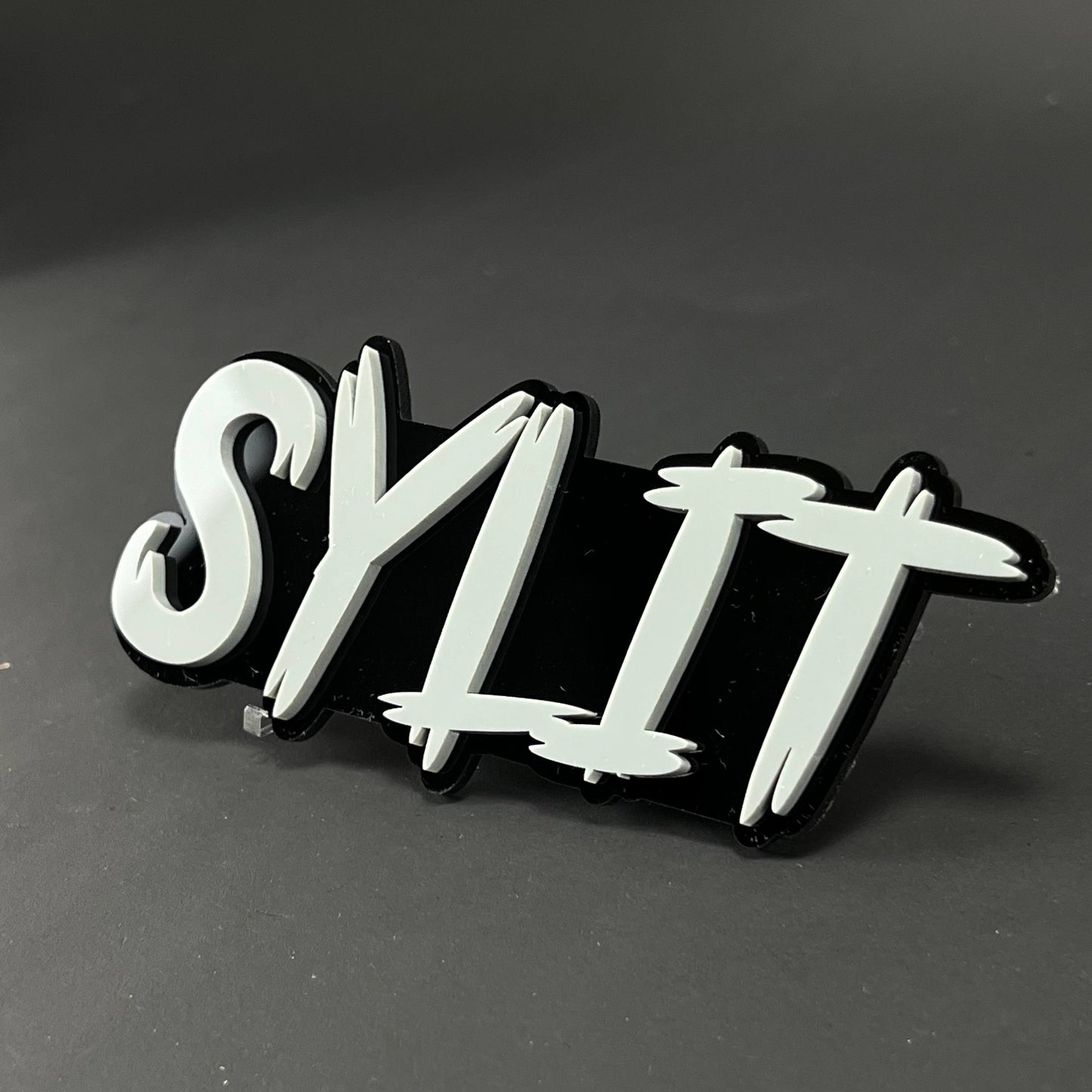 1PC SYLIT 3D Acrylic Badge - Car Truck Emblem Fender Tailgate Trunk Sticker