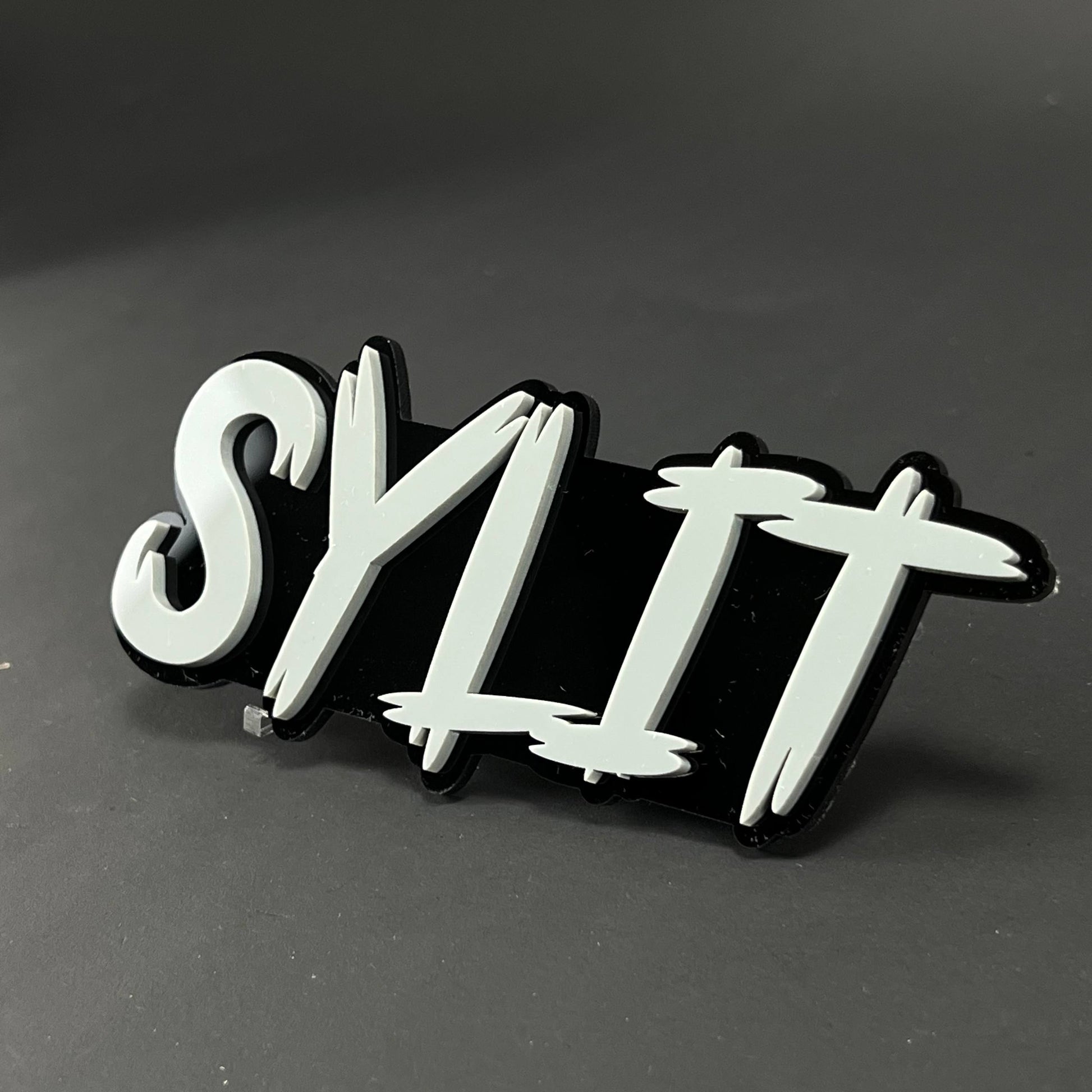 1PC SYLIT 3D Acrylic Badge - Car Truck Emblem Fender Tailgate Trunk Sticker