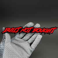 1PC BUILT NOT BOUGHT 3D Acrylic Badge - Car Truck Emblem Fender Sticker