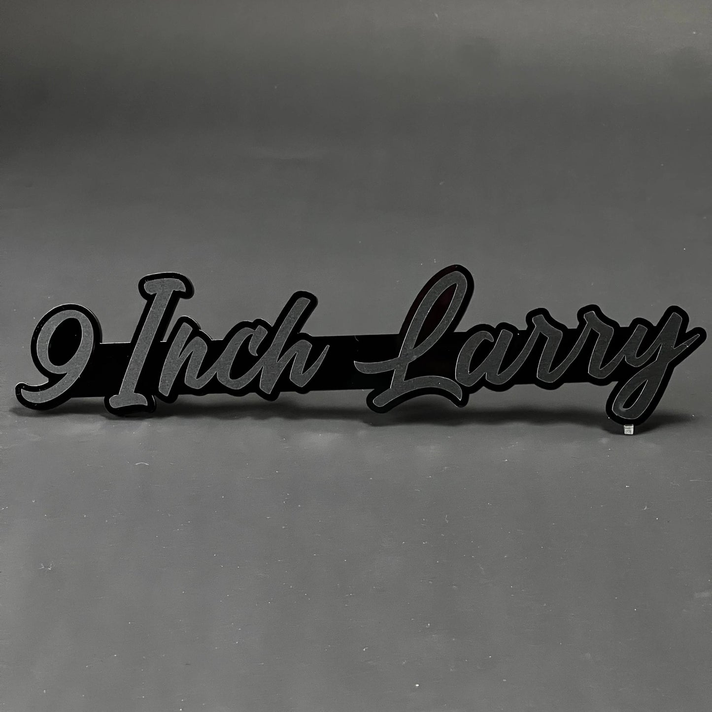 1PC 9 Inch Larry 3D Acrylic Badge - Car Truck Emblem Fender Sticker