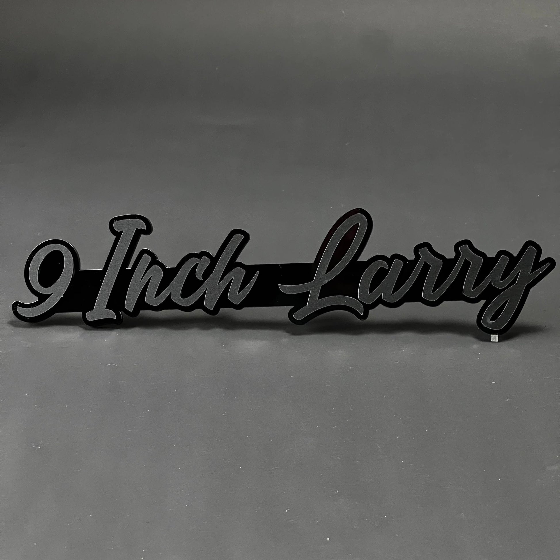 1PC 9 Inch Larry 3D Acrylic Badge - Car Truck Emblem Fender Sticker