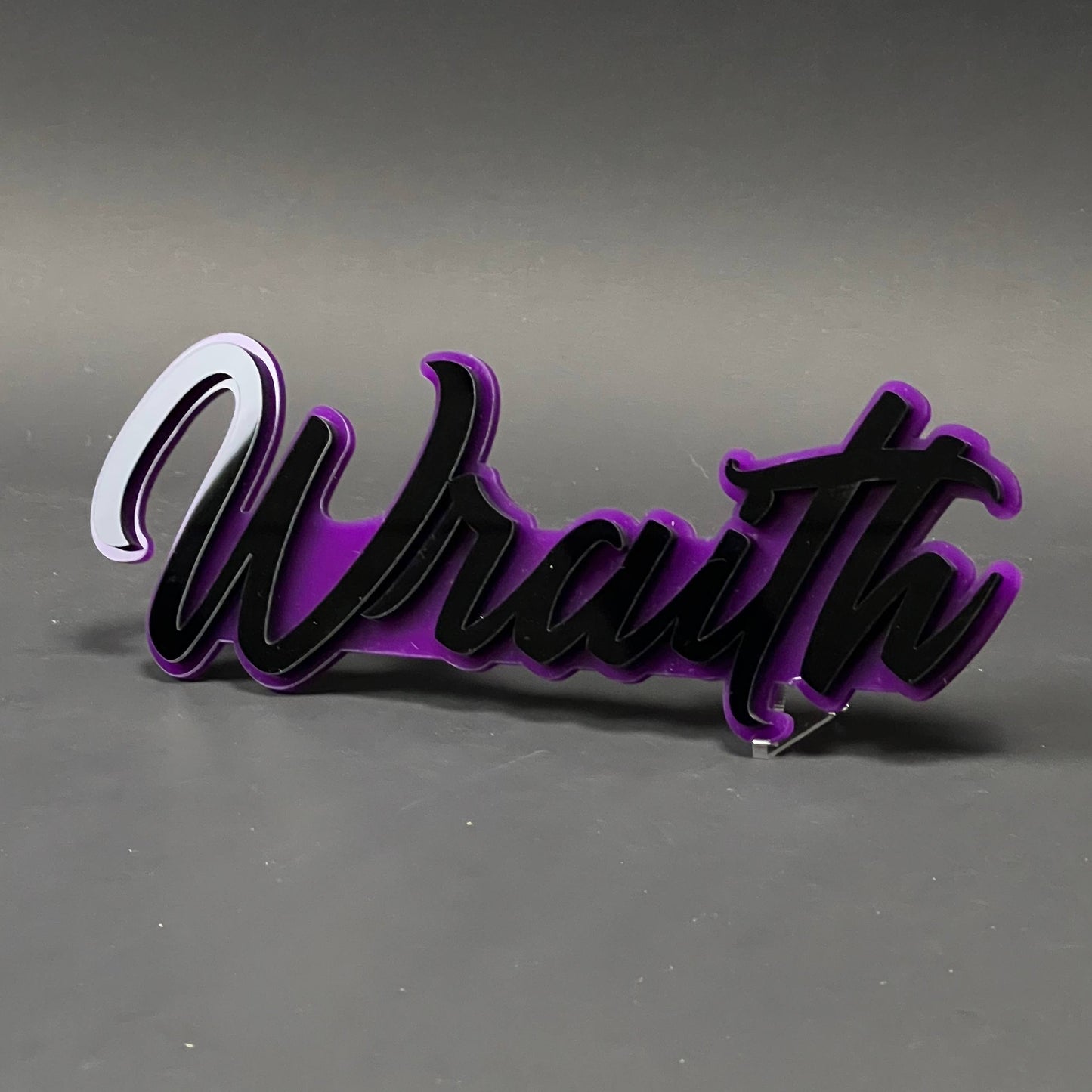 1PC Wraith 3D Acrylic Badge - Car Truck Emblem Fender Tailgate Trunk Sticker