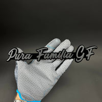1PC Pura Familia GF 3D Acrylic Badge - Car Truck Emblem Fender Sticker