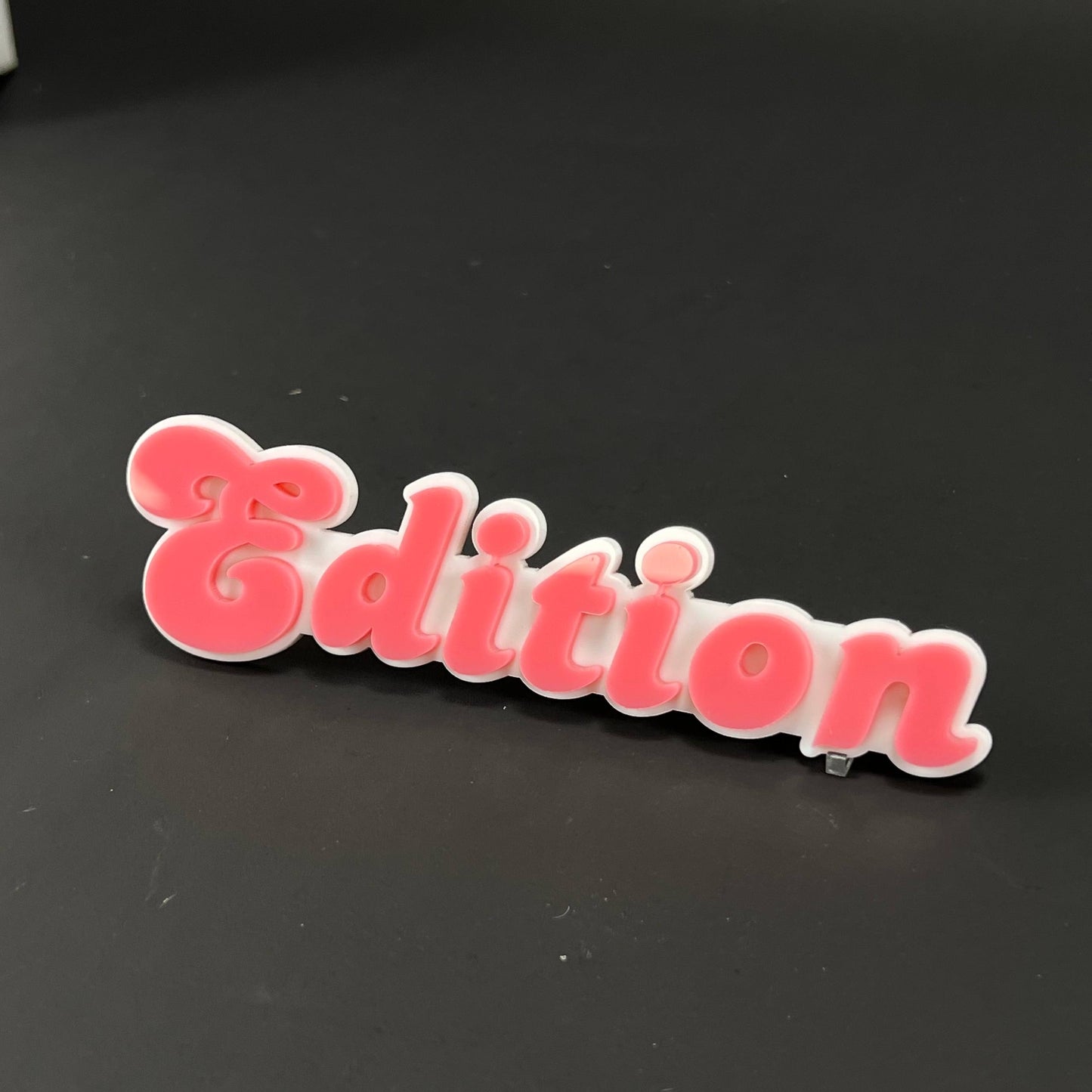 1PC EDITION 3D Acrylic Badge - Car Truck Emblem Fender Tailgate Trunk Sticker
