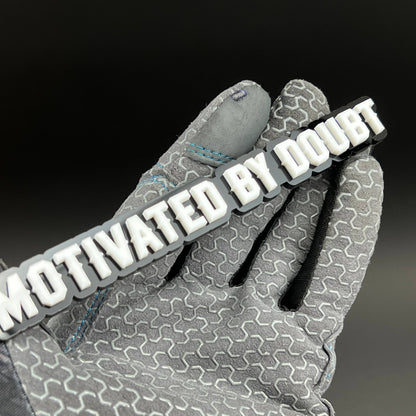 1PC MOTIVATED BY DOUBT 3D Acrylic Badge - Car Truck Emblem Fender Sticker