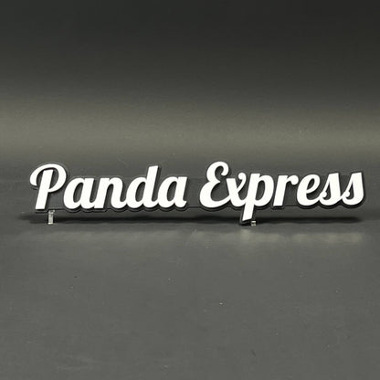 1PC Panda Express 3D Acrylic Badge - Car Truck Emblem Fender Sticker