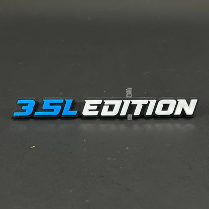 1PC 3.5L EDITION 3D Acrylic Badge - Car Truck Emblem Fender Sticker