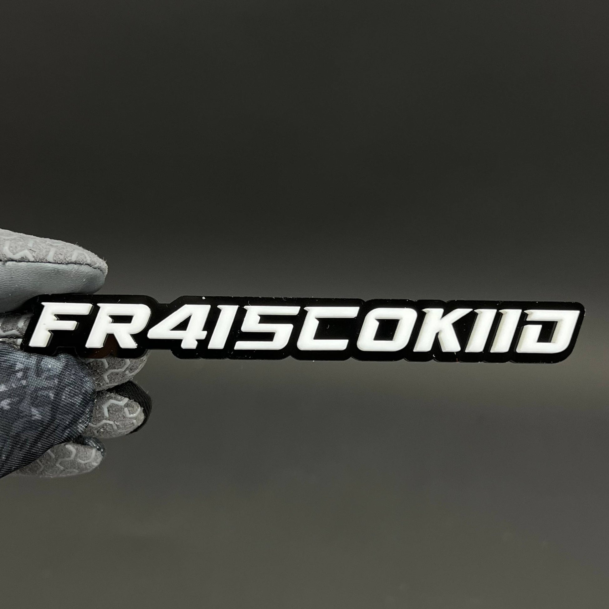 1PC FR415COKIID 3D Acrylic Badge - Car Truck Emblem Fender Sticker