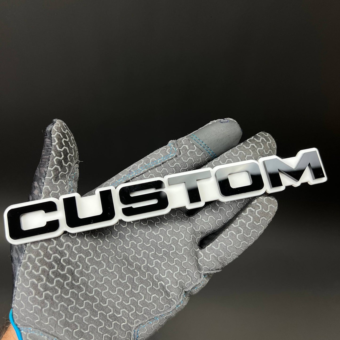 1PC CUSTOM 3D Acrylic Badge - Car Truck Emblem Fender Tailgate Trunk Sticker
