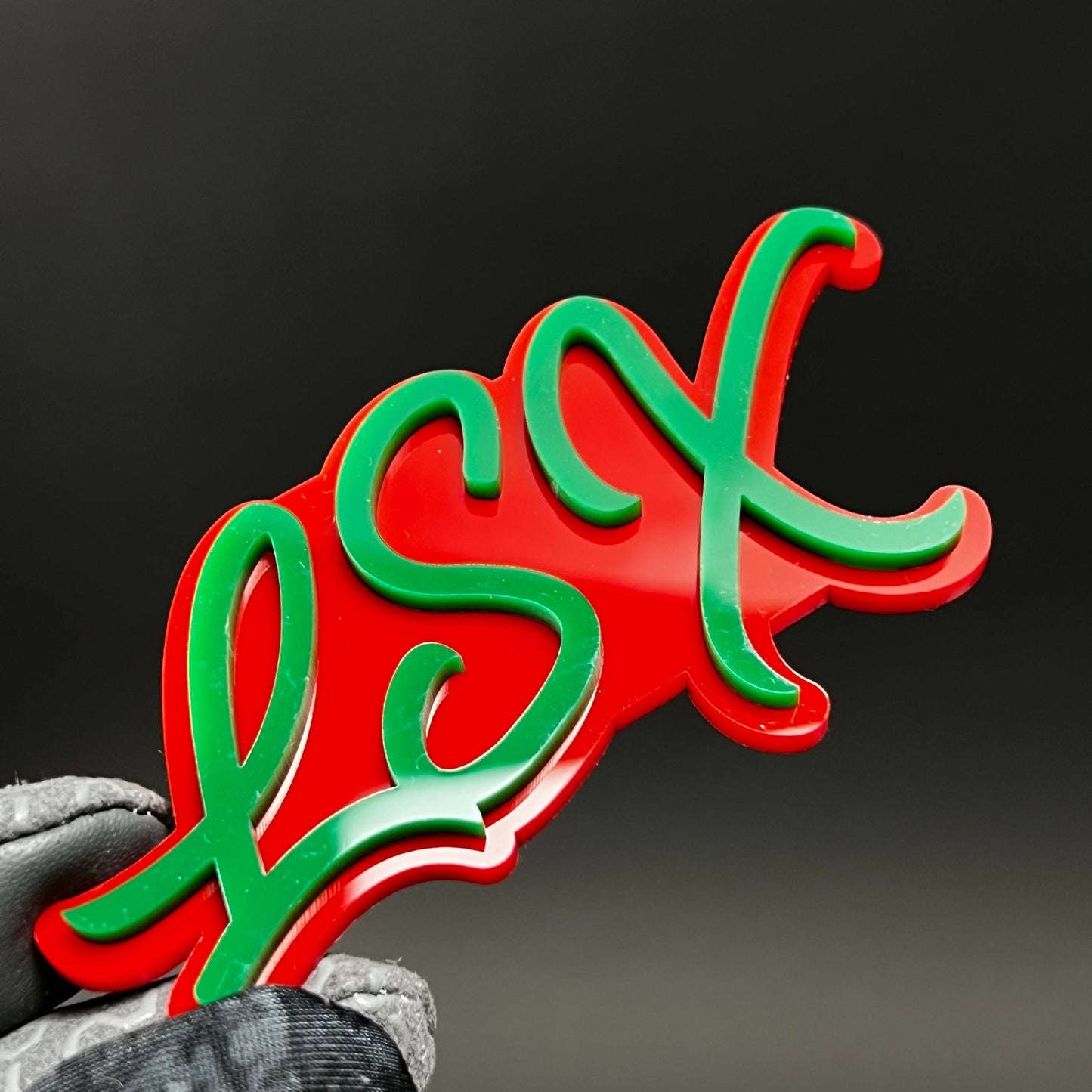 1PC LSX 3D Acrylic Badge - Car Truck Emblem Fender Tailgate Trunk Sticker