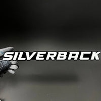 1PC SILVERBACK 3D Acrylic Badge - Car Truck Emblem Fender Tailgate Trunk Sticker