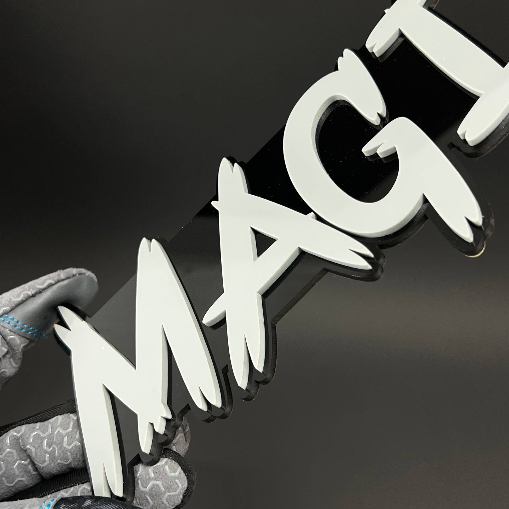 1PC MAGI 3D Acrylic Badge - Car Truck Emblem Fender Tailgate Trunk Sticker