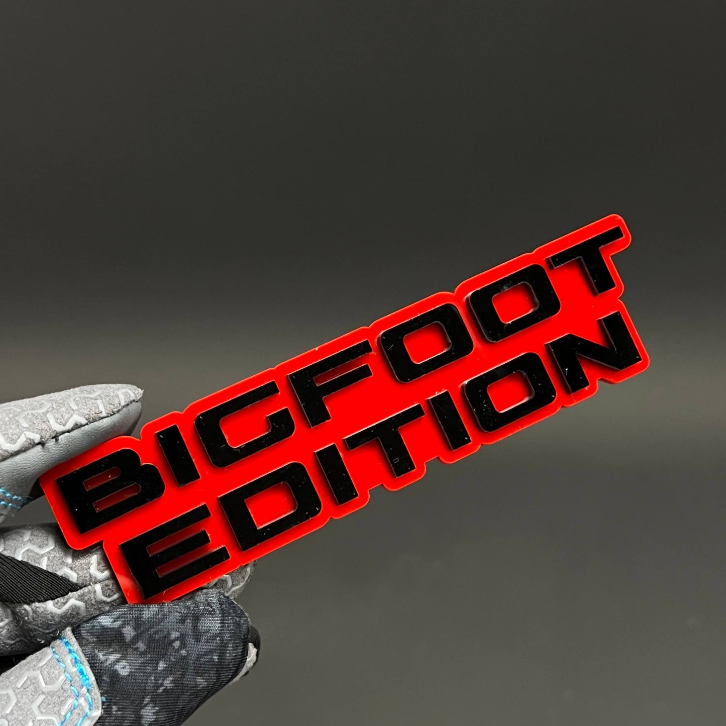 1PC BIGFOOT EDITION 3D Acrylic Badge - Car Truck Emblem Fender Sticker