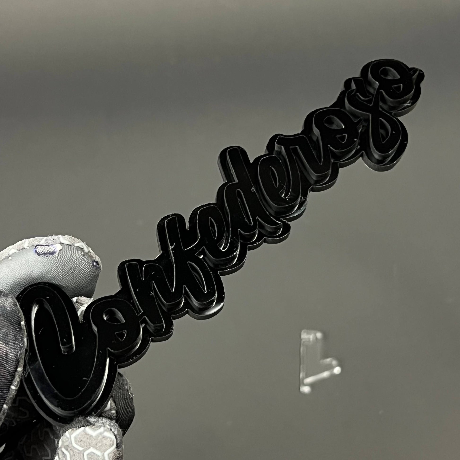 1PC Confederate 3D Acrylic Badge - Car Truck Emblem Fender Sticker