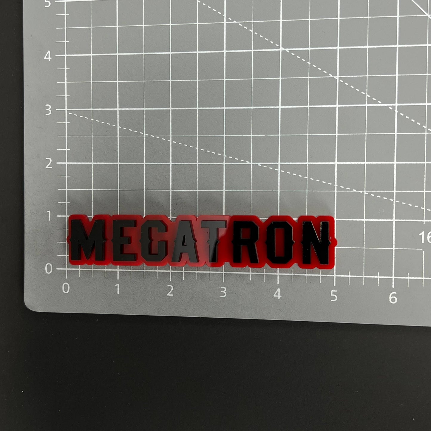 1PC MEGATRON 3D Acrylic Badge - Car Truck Emblem Fender Tailgate Trunk Sticker