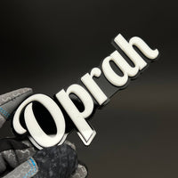 1PC Oprah 3D Acrylic Badge - Car Truck Emblem Fender Tailgate Trunk Sticker