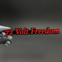 1PC 72 Volt Freedom 3D Acrylic Badge - Car Truck Emblem Fender Sticker