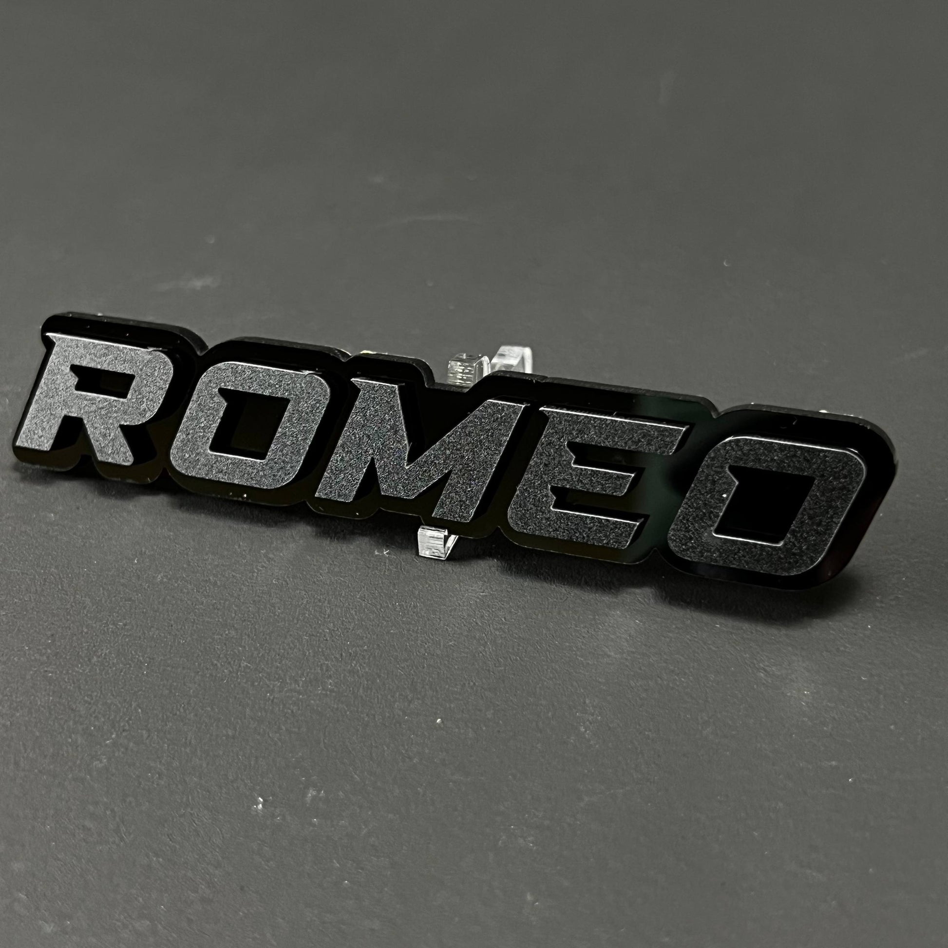 1PC ROMEO 3D Acrylic Badge - Car Truck Emblem Fender Tailgate Trunk Sticker