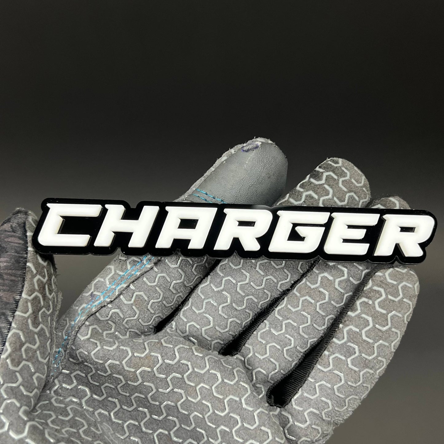 1PC CHARGER 3D Acrylic Badge - Car Truck Emblem Fender Tailgate Trunk Sticker