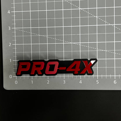 1PC PRO-4X 3D Acrylic Badge - Car Truck Emblem Fender Tailgate Trunk Sticker