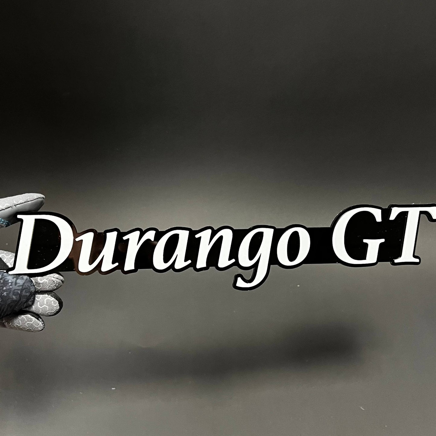 1PC Durango GT 3D Acrylic Badge - Car Truck Emblem Fender Tailgate Trunk Sticker