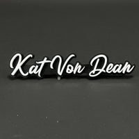 1PC Kat Von Dean 3D Acrylic Badge - Car Truck Emblem Fender Sticker