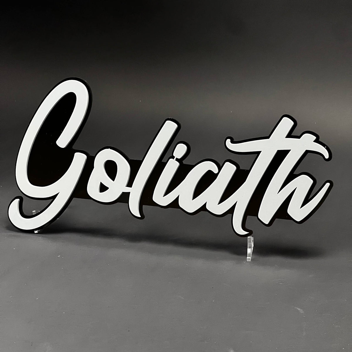 1PC Goliath 3D Acrylic Badge - Car Truck Emblem Fender Tailgate Trunk Sticker