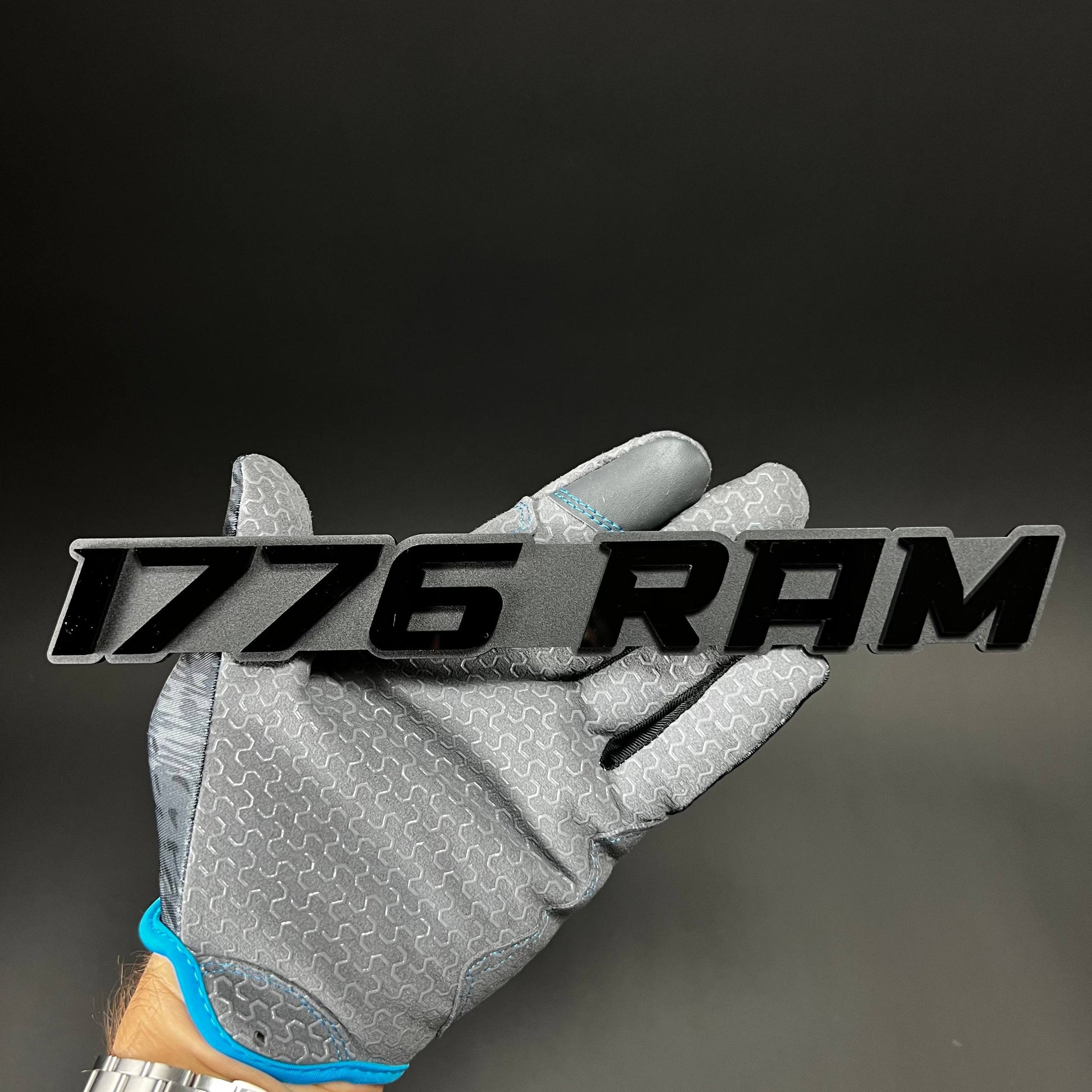 1PC 1776 RAM 3D Acrylic Badge - Car Truck Emblem Fender Tailgate Trunk Sticker
