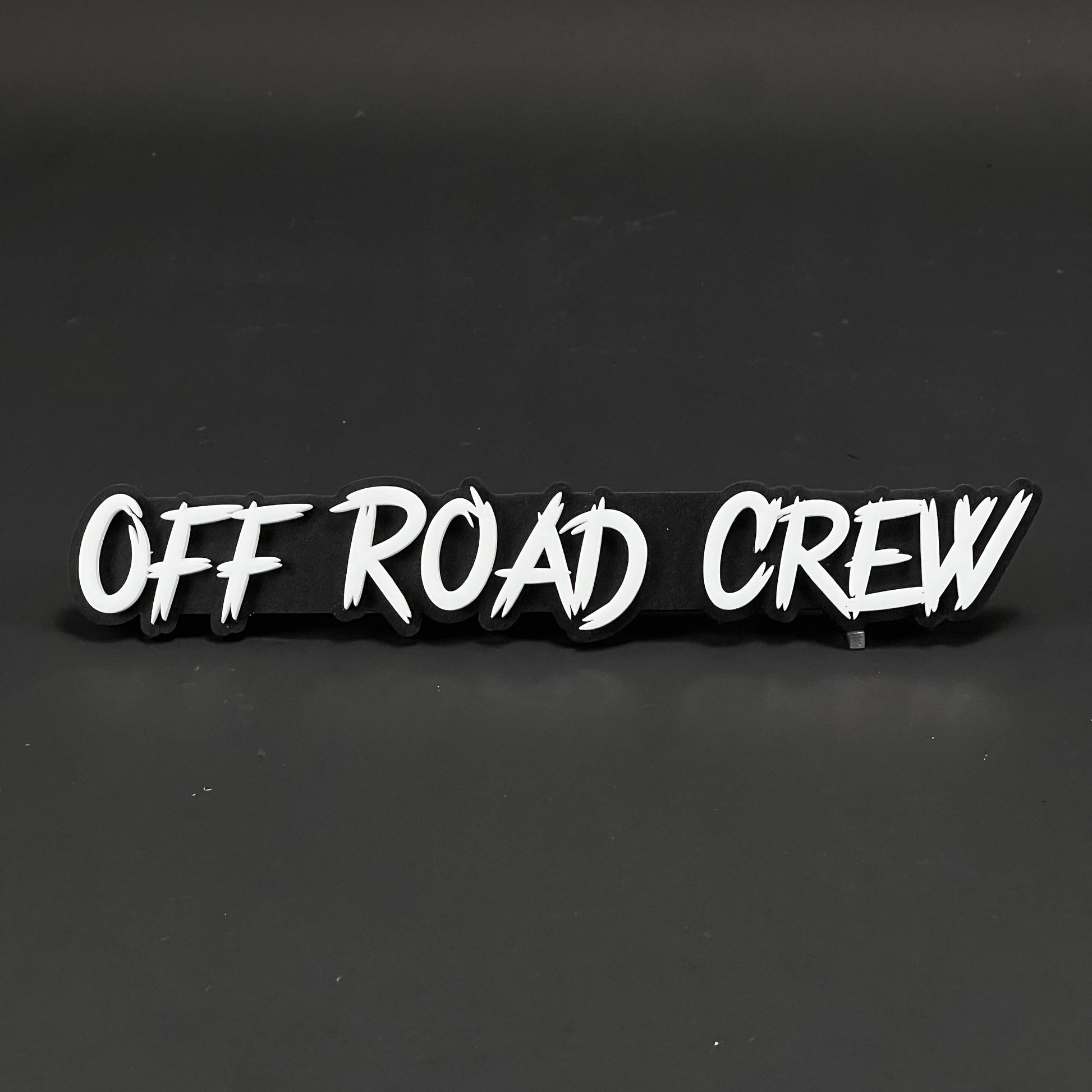 1PC OFF ROAD CREW 3D Acrylic Badge - Car Truck Emblem Fender Sticker