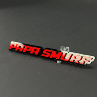1PC PAPA SMURF 3D Acrylic Badge - Car Truck Emblem Fender Tailgate Trunk Sticker