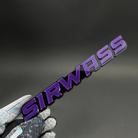 1PC SIRWASS 3D Acrylic Badge - Car Truck Emblem Fender Tailgate Trunk Sticker