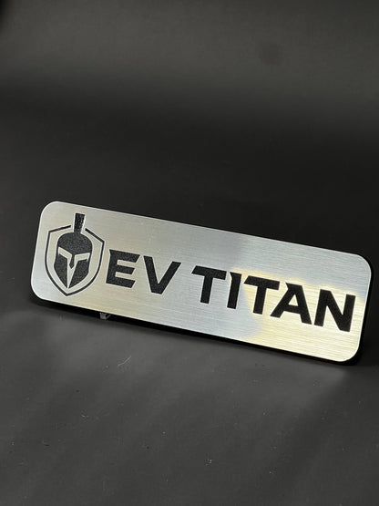1PC EV TITAN 3D Acrylic Badge - Car Truck Emblem Fender Tailgate Trunk Sticker
