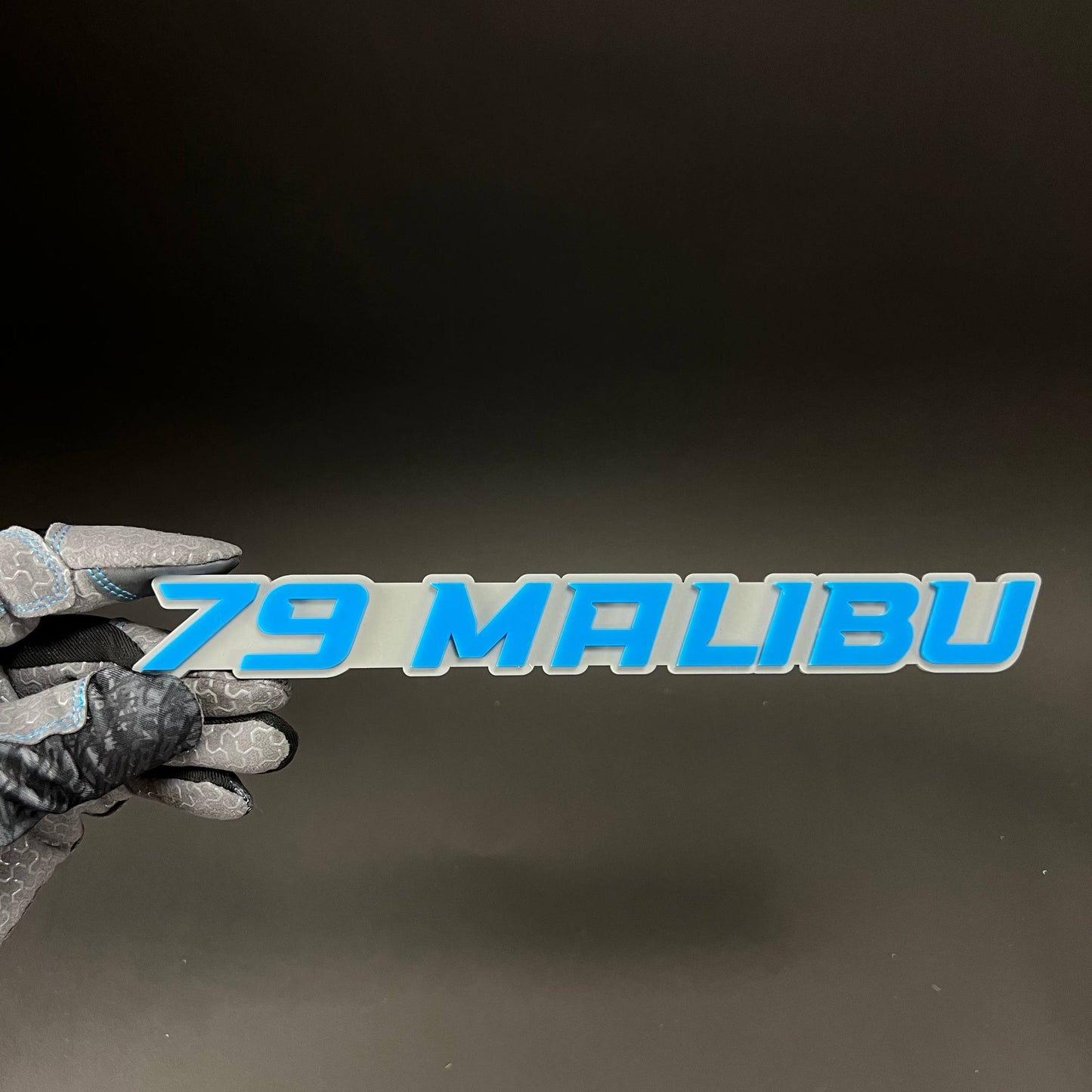 1PC 79 MALIBU 3D Acrylic Badge - Car Truck Emblem Fender Tailgate Trunk Sticker