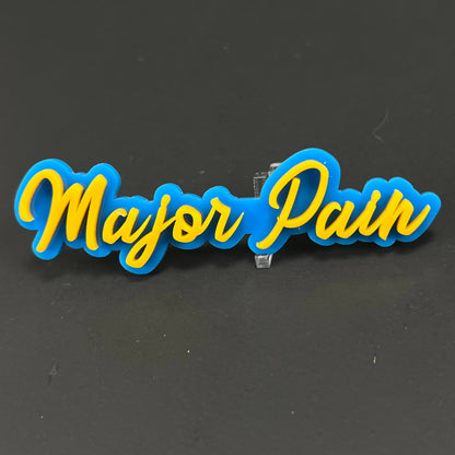 1PC Major Pain 3D Acrylic Badge - Car Truck Emblem Fender Tailgate Trunk Sticker