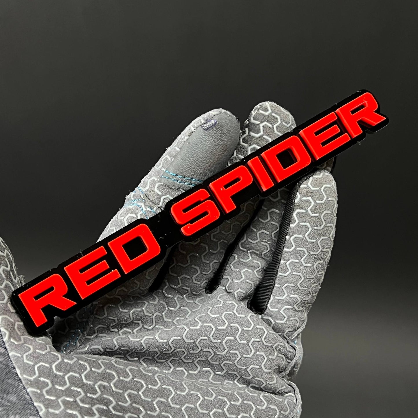 1PC RED SPIDER 3D Acrylic Badge - Car Truck Emblem Fender Tailgate Trunk Sticker