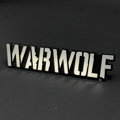 1PC WARWOLF 3D Acrylic Badge - Car Truck Emblem Fender Tailgate Trunk Sticker